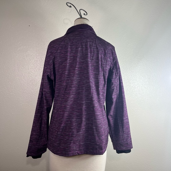 Free Country purple velvet lined athletic jacket - Picture 3 of 5